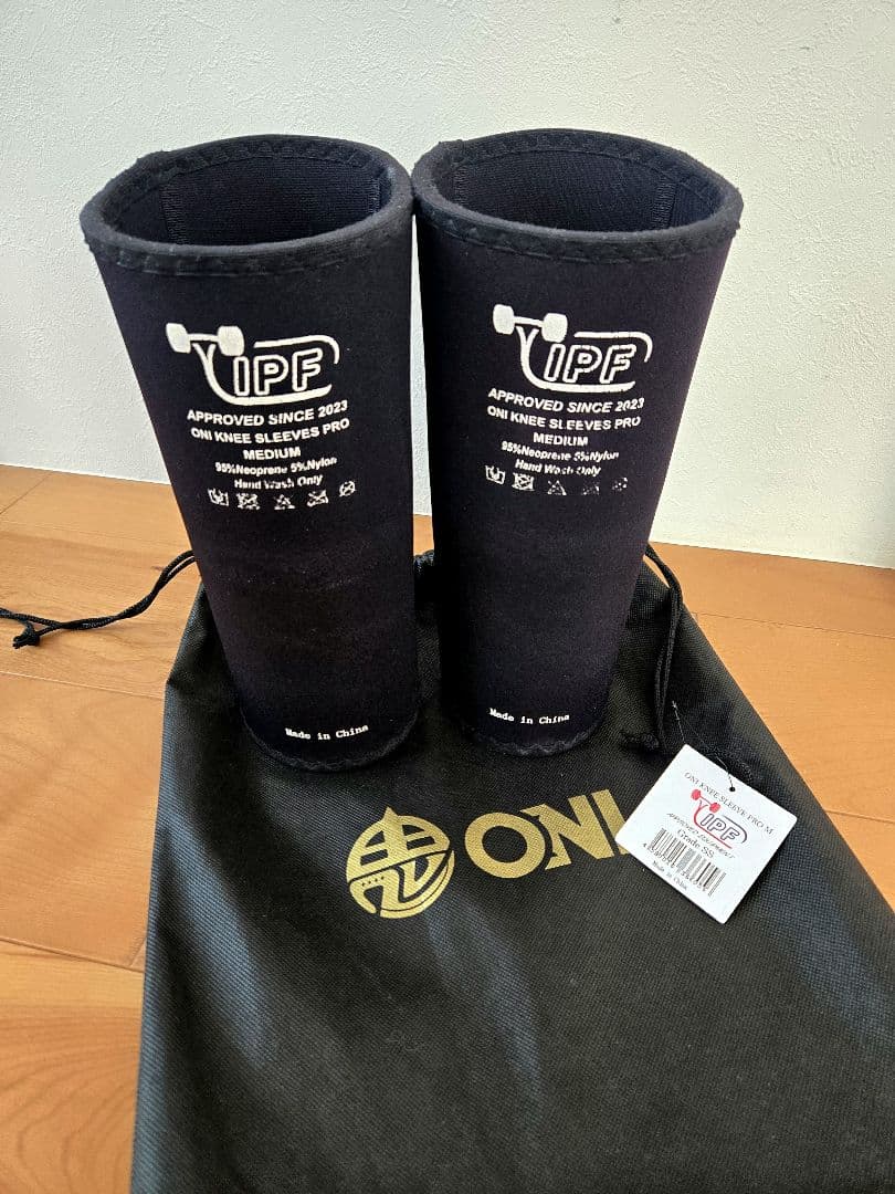 【SS級品】IPF公認 ONI 鬼ニースリーブPRO、Mサイズ