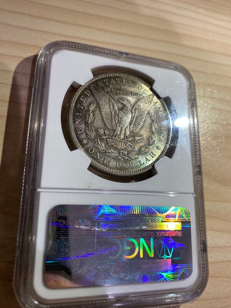 極上品★モルガンダラー 1ドル2枚セット〈Sミント〉＋表裏レインボートーン〉