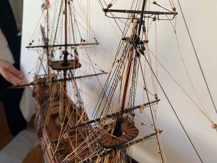 HMS BEAGLE イタリアマモリ社　木製　帆船　模型