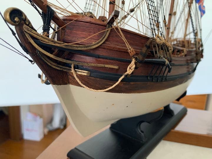 HMS BEAGLE イタリアマモリ社　木製　帆船　模型