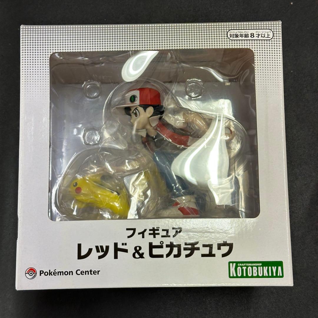 フィギュア レッド＆ピカチュウ 1/8 ポケモンセンターオリジナル サトシ