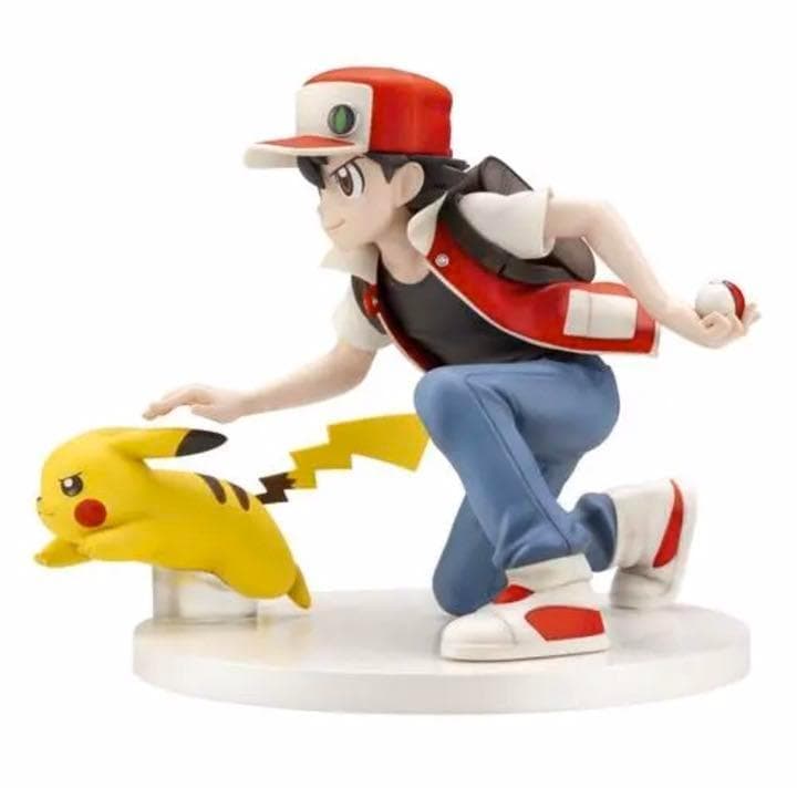 フィギュア レッド＆ピカチュウ 1/8 ポケモンセンターオリジナル サトシ