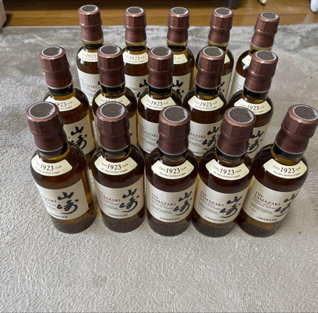 山崎 シングルモルトウイスキー 180ml 15本セット