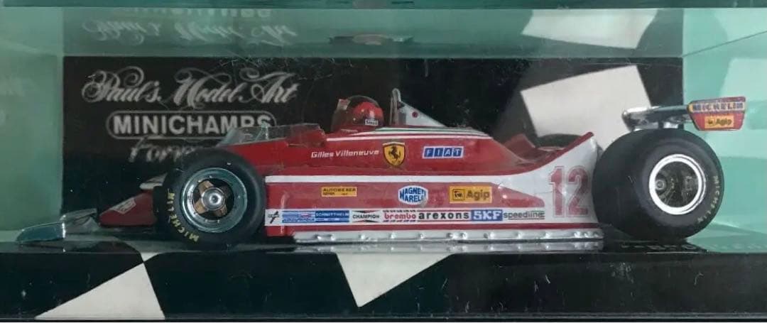 ミニチャンプス 1/43フェラーリ 312 T 4 ジル・ビルヌーブ