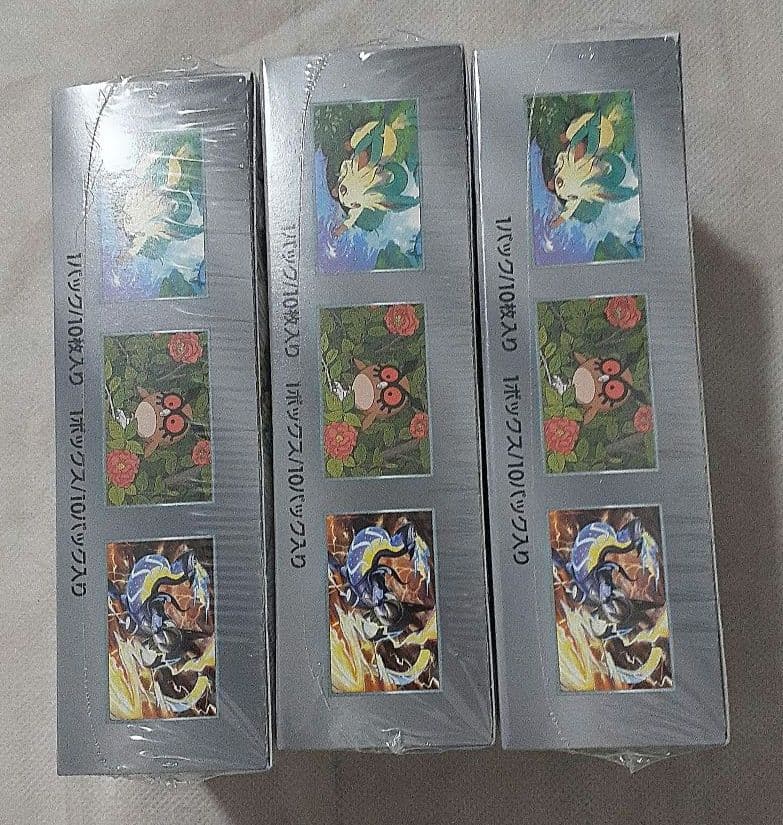 ポケモンカード　テラスタルフェスexシュリンクつき3BOX