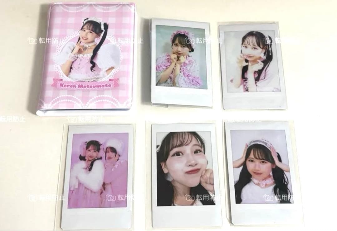 FRUITSZIPPER piki 松本かれん チェキファイル+チェキ5枚セット