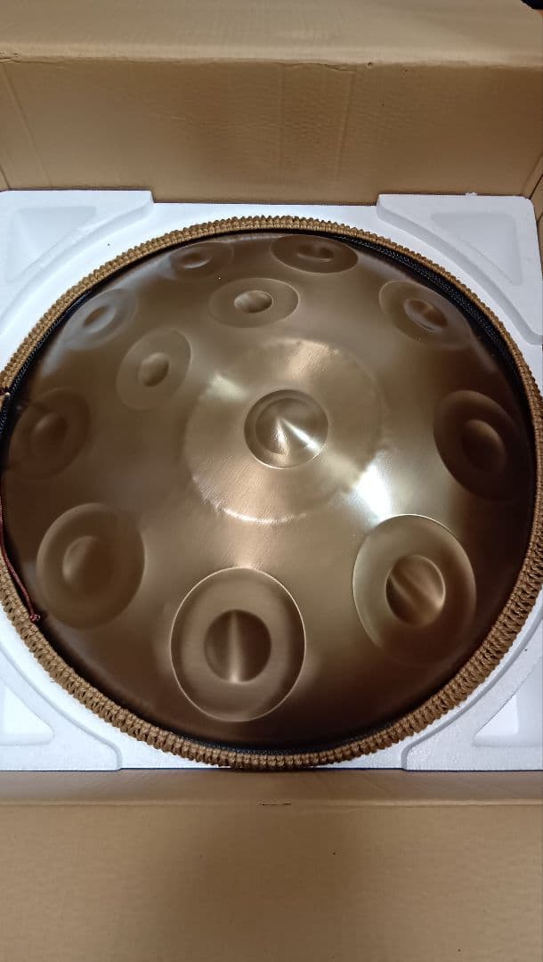 新品 22インチ 12音 ハンドパン 432hz スチールタングドラム 打楽器