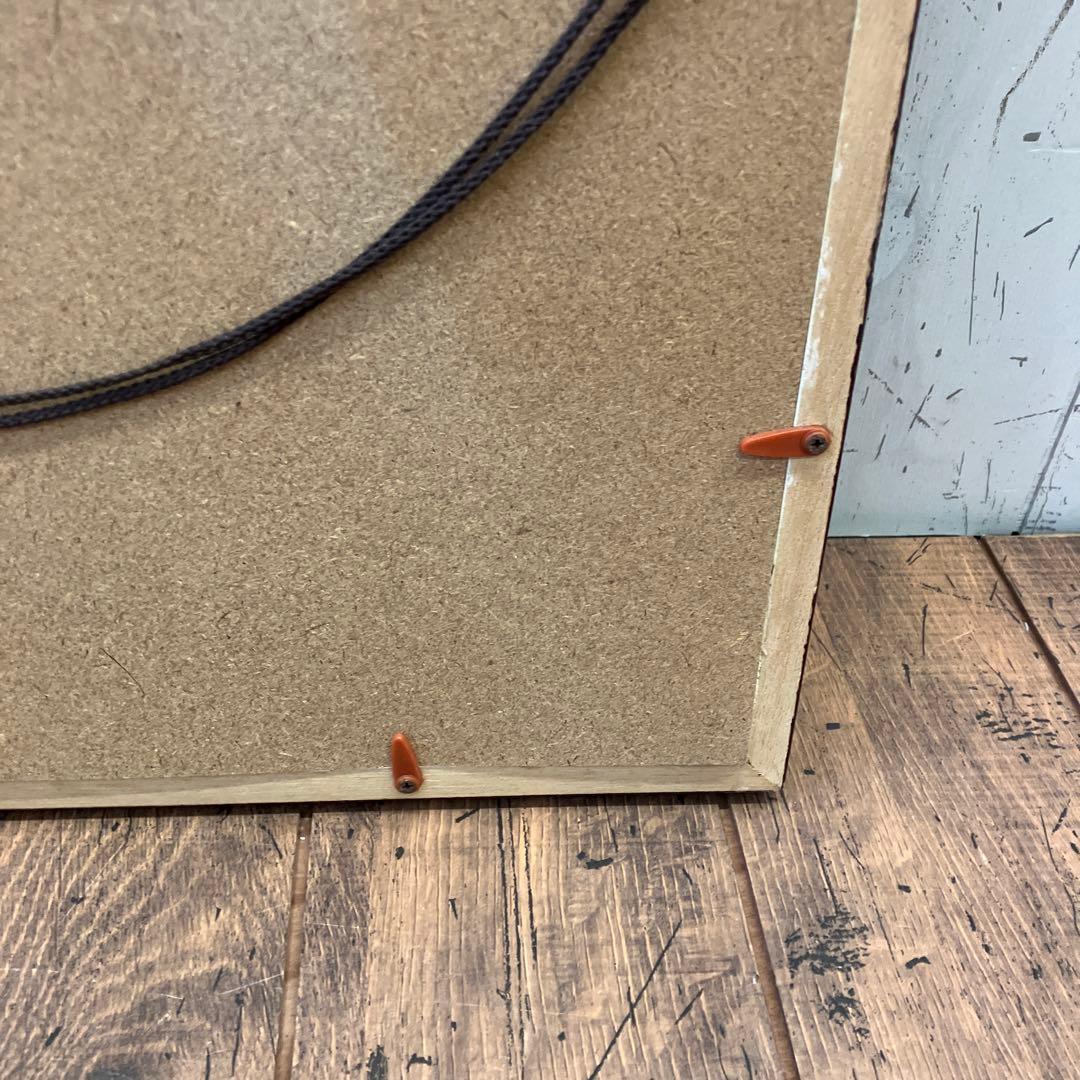 昭和レトロ 上村松園 芸妓 序の舞 リトグラフ 日本画 絵画 額縁 額装 美術