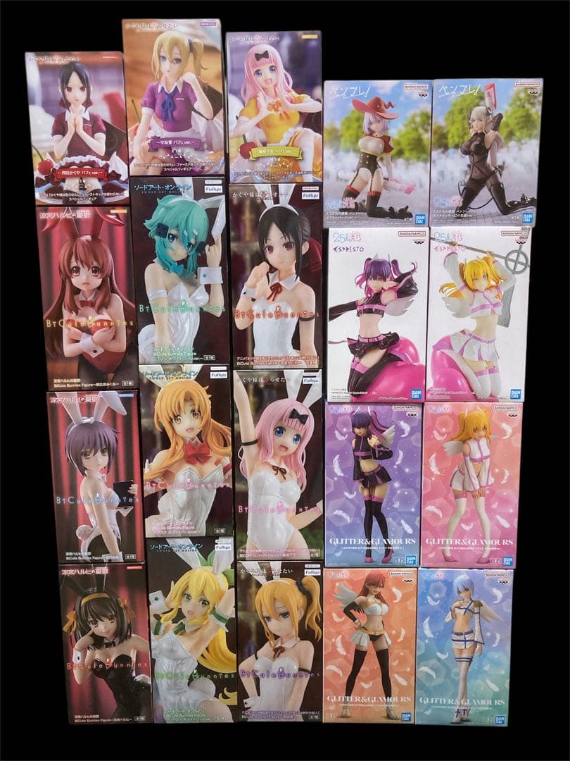 ②美少女系 フィギュア まとめ売り 涼宮ハルヒの憂鬱 かぐや様 2.5次元の誘惑