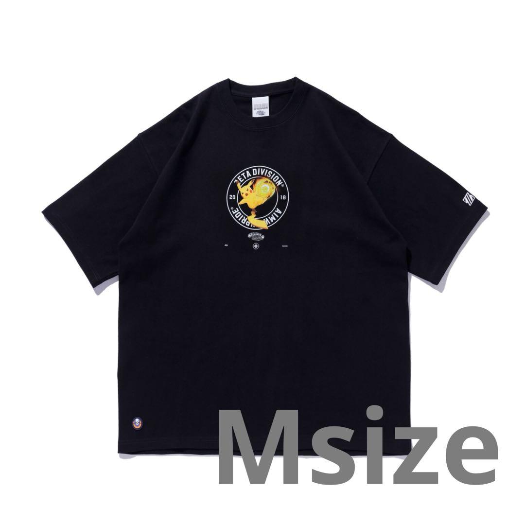 ZETA DIVISION ポケモンユナイト ピカチュウ Tシャツ BLACK