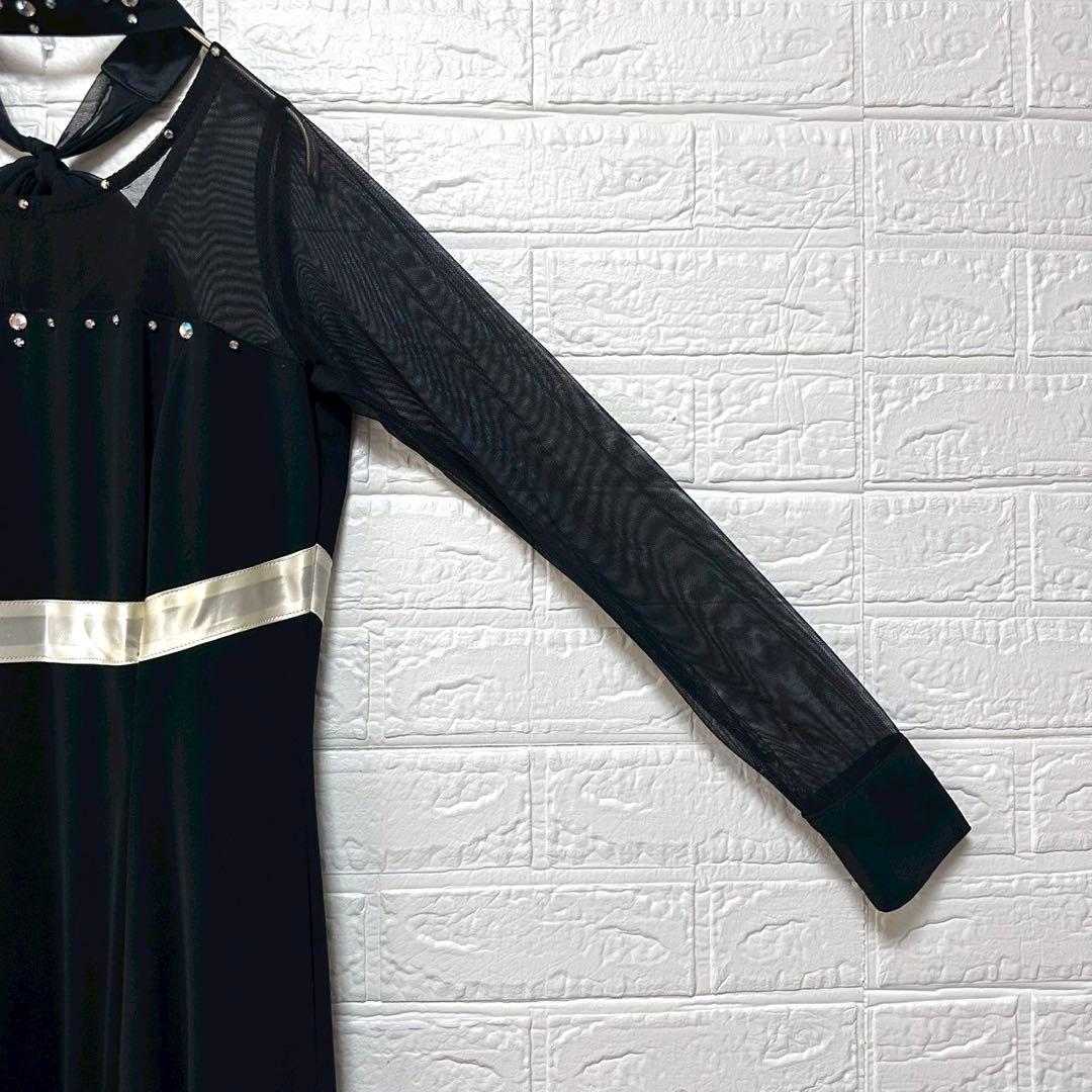 タカダンス　社交ダンスドレス　ロングワンピース　エレガント　ジャンティ　華やか