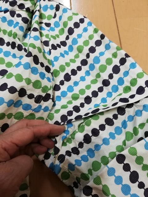 adabatのゴルフレインコート★極美品★サイズ４０★長袖が半袖にもなる