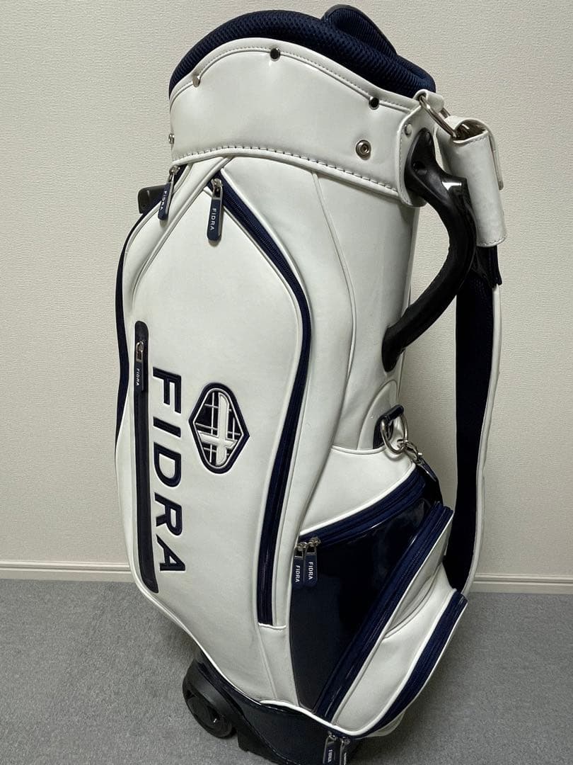 FIDRA キャディバッグ ホワイト・ネイビー