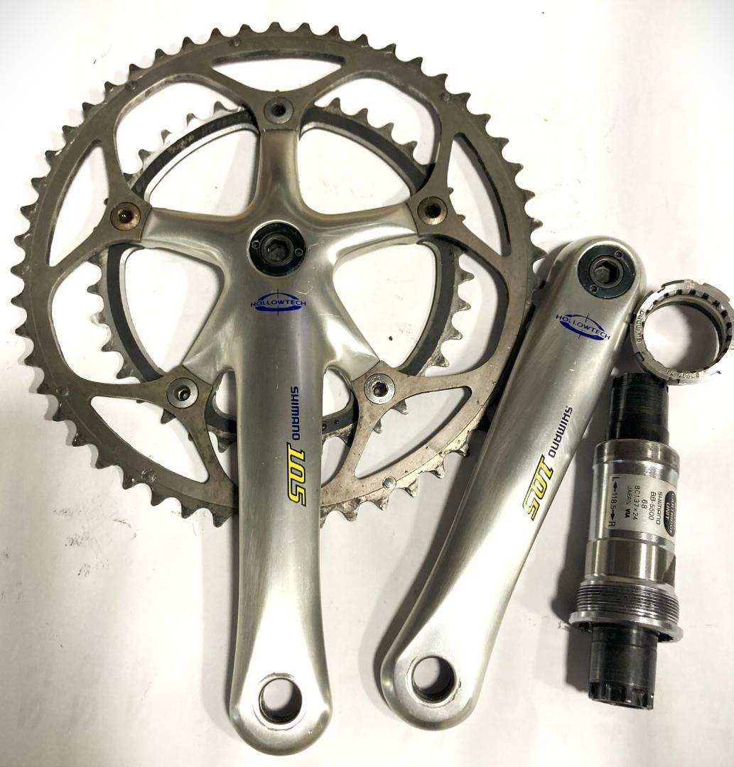 パーツ Shimano 105 162.5mm BB5500 PCD130 52-38T