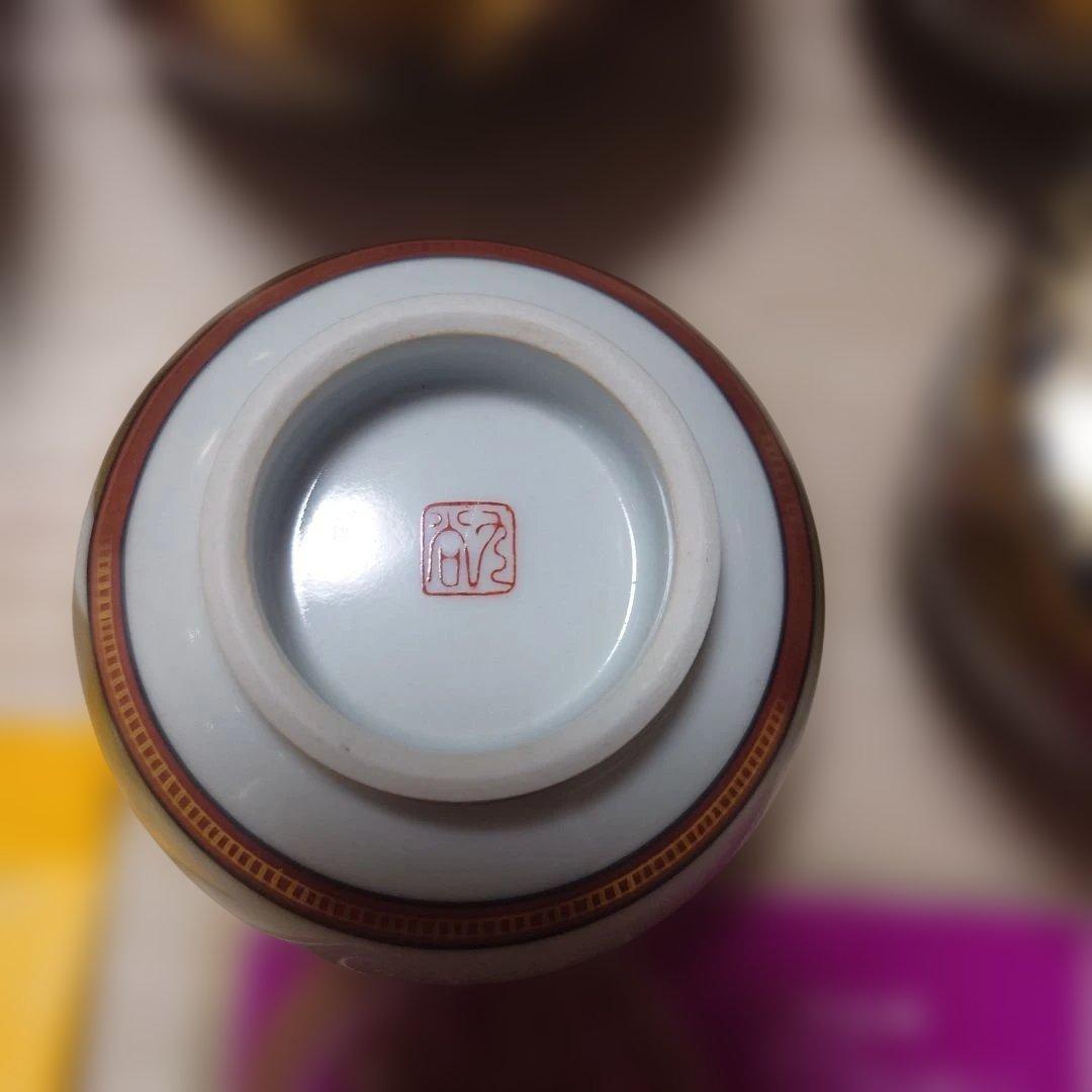 九谷焼　白峯　陶器の茶道具セット（急須・茶碗5個）