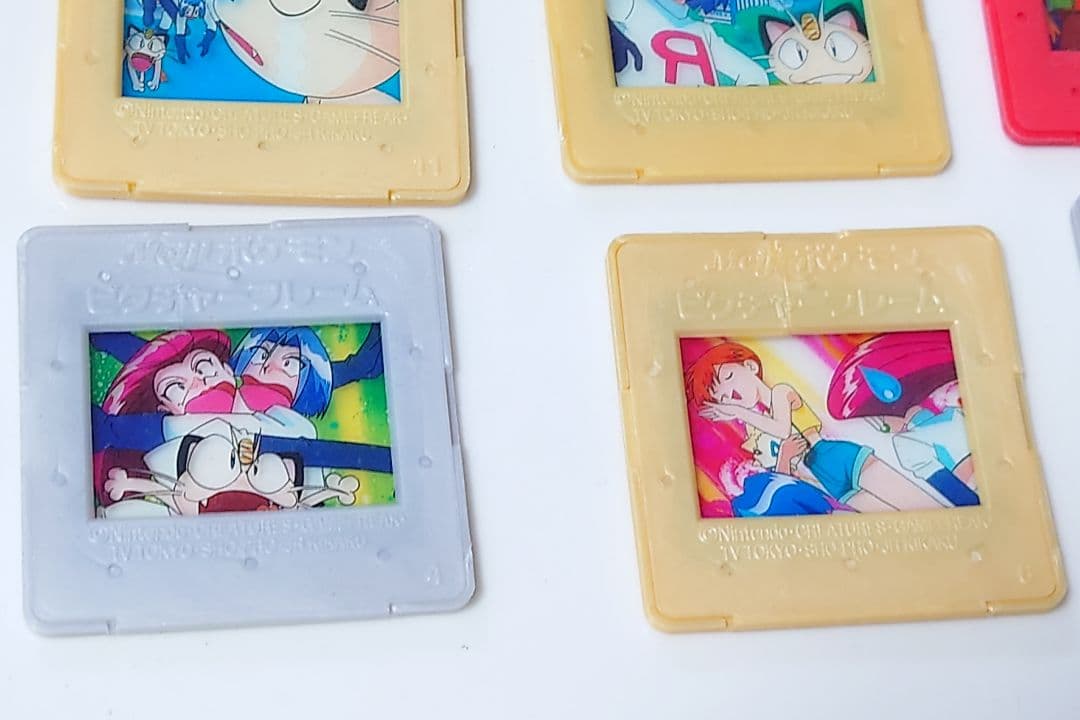 明治Meiji　ポケモンビスケット　金銀ピクチャーフレーム　6枚まとめ売り