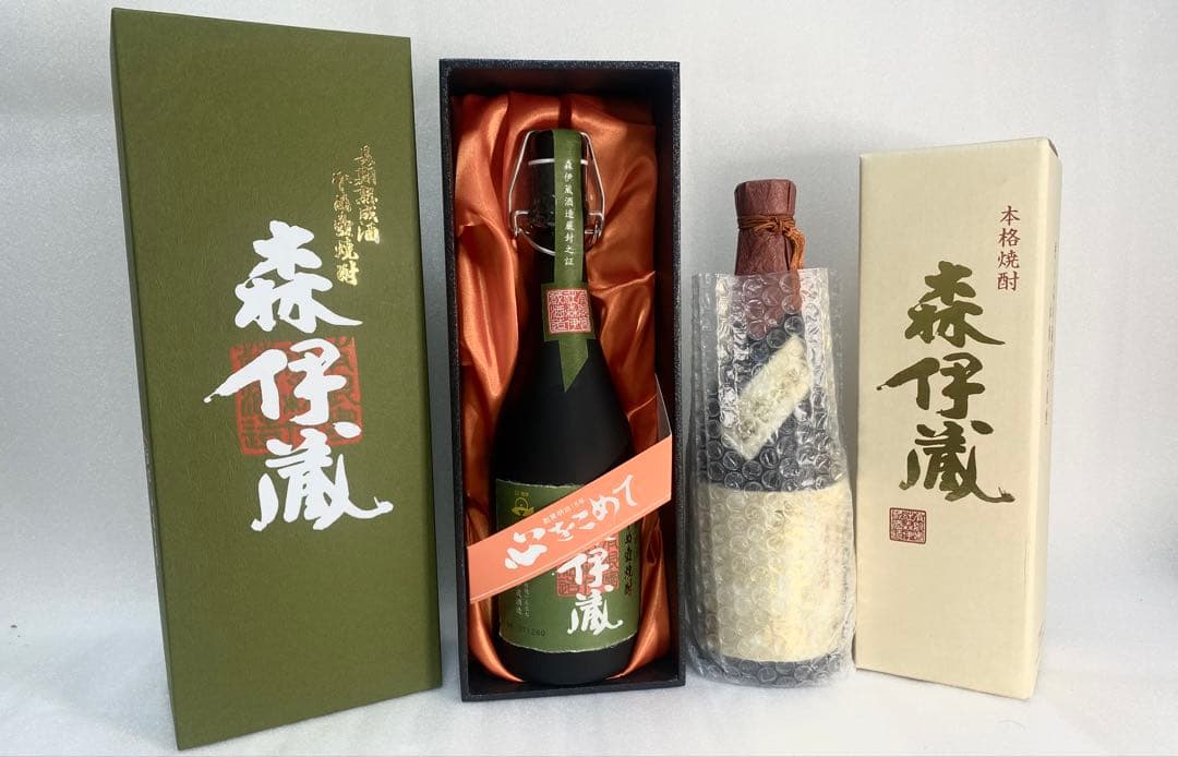 【新品未開封】森伊蔵 金ラベル 720ml ×極上の一滴焼酎　村尾　魔王