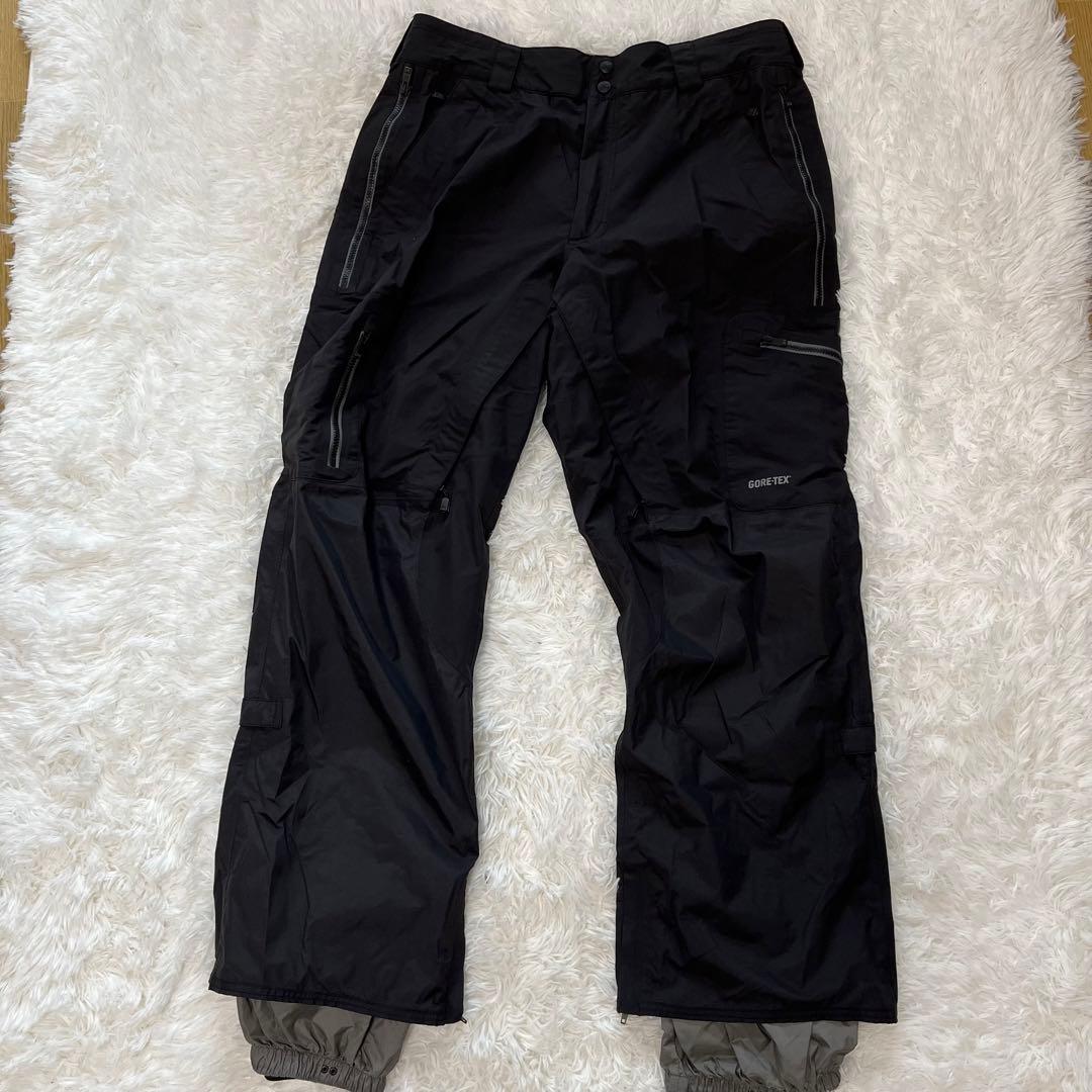 バートン ak セットアップ gore Tex 総柄 イエロー 2L 3L