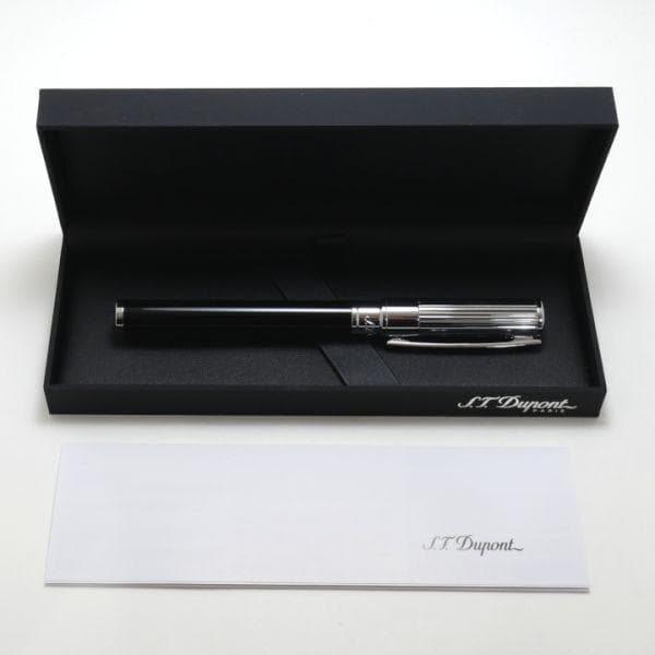 デュポン S.T.Dupont 260204 Dイニシャル 万年筆 ブラック