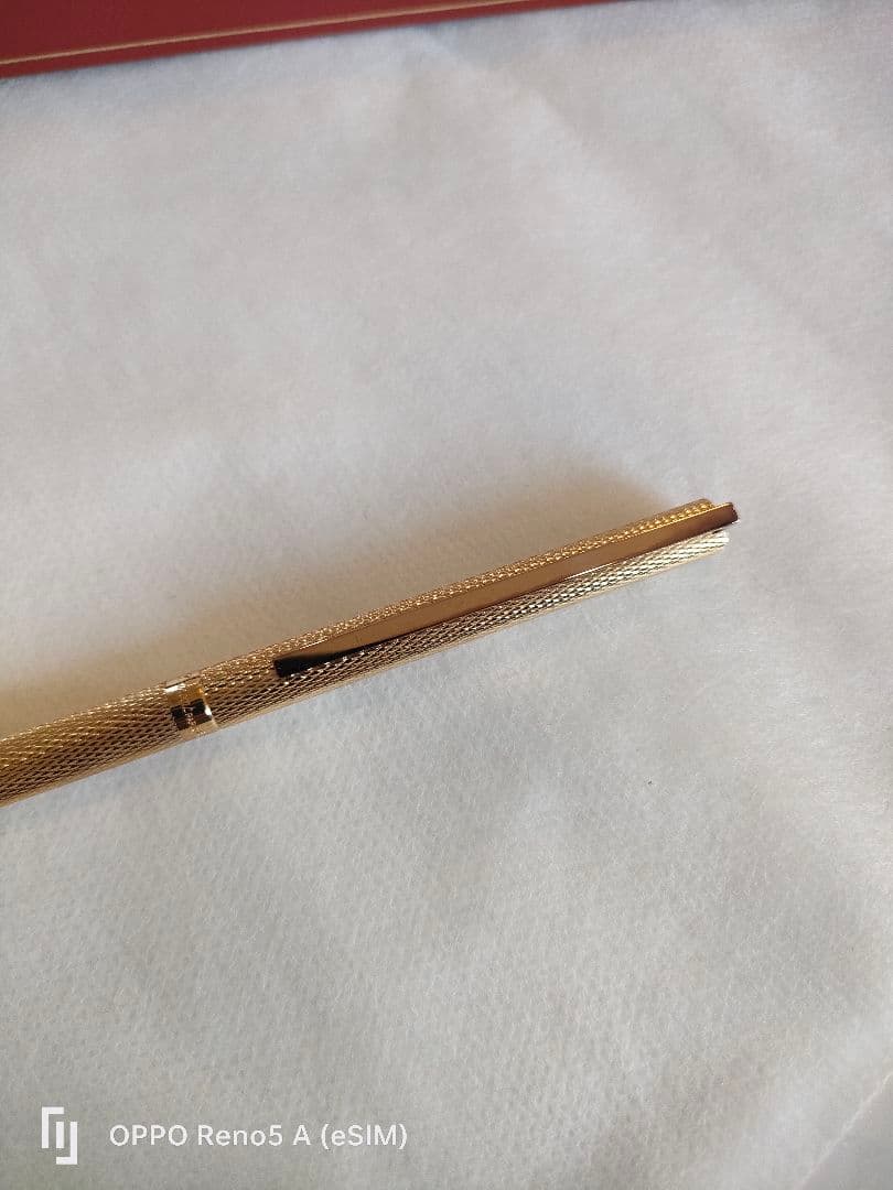 S.T.Dupont デュポン ツイスト式ボールペン　ゴールド フランス製