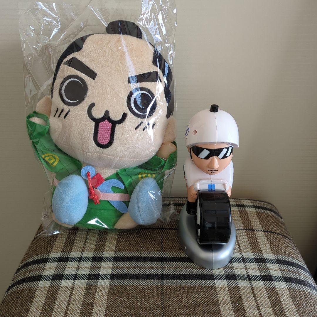 競輪　銭形くん＆ケイリンマン目覚まし時計セット【2025年GP1番車】