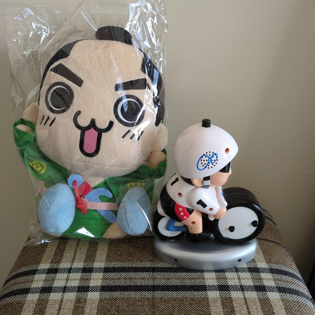 競輪　銭形くん＆ケイリンマン目覚まし時計セット【2025年GP1番車】