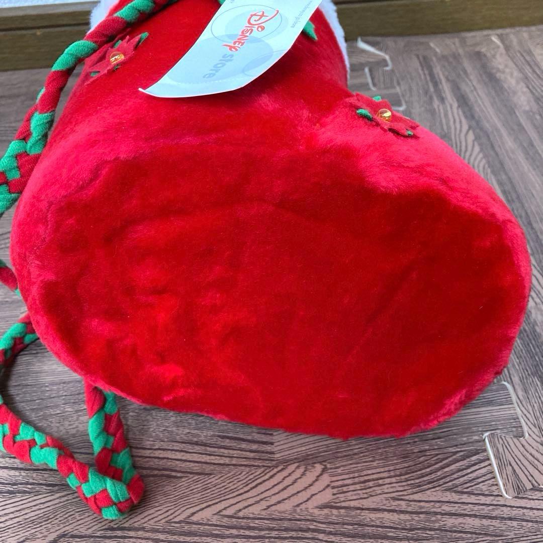 ディズニーストア　くまのプーさん　クリスマス　マスコット　ぬいぐるみ　平成レトロ