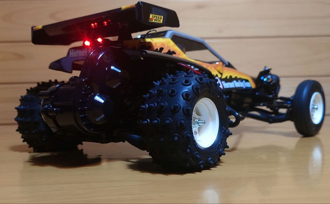 RCホーネットEVO.(LEDライト付)タミヤ＆プロポ＆バッテリー充電器完成品