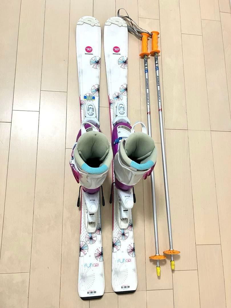 ROSSIGNOL スキー 110cm ブーツ22.0cm大阪手渡し可能！