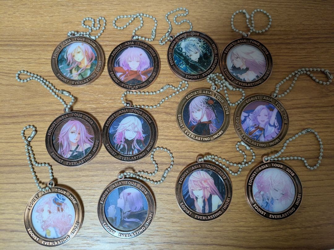 ぽ*こ様 【EGOIST】キーホルダー 2018ライブグッズ