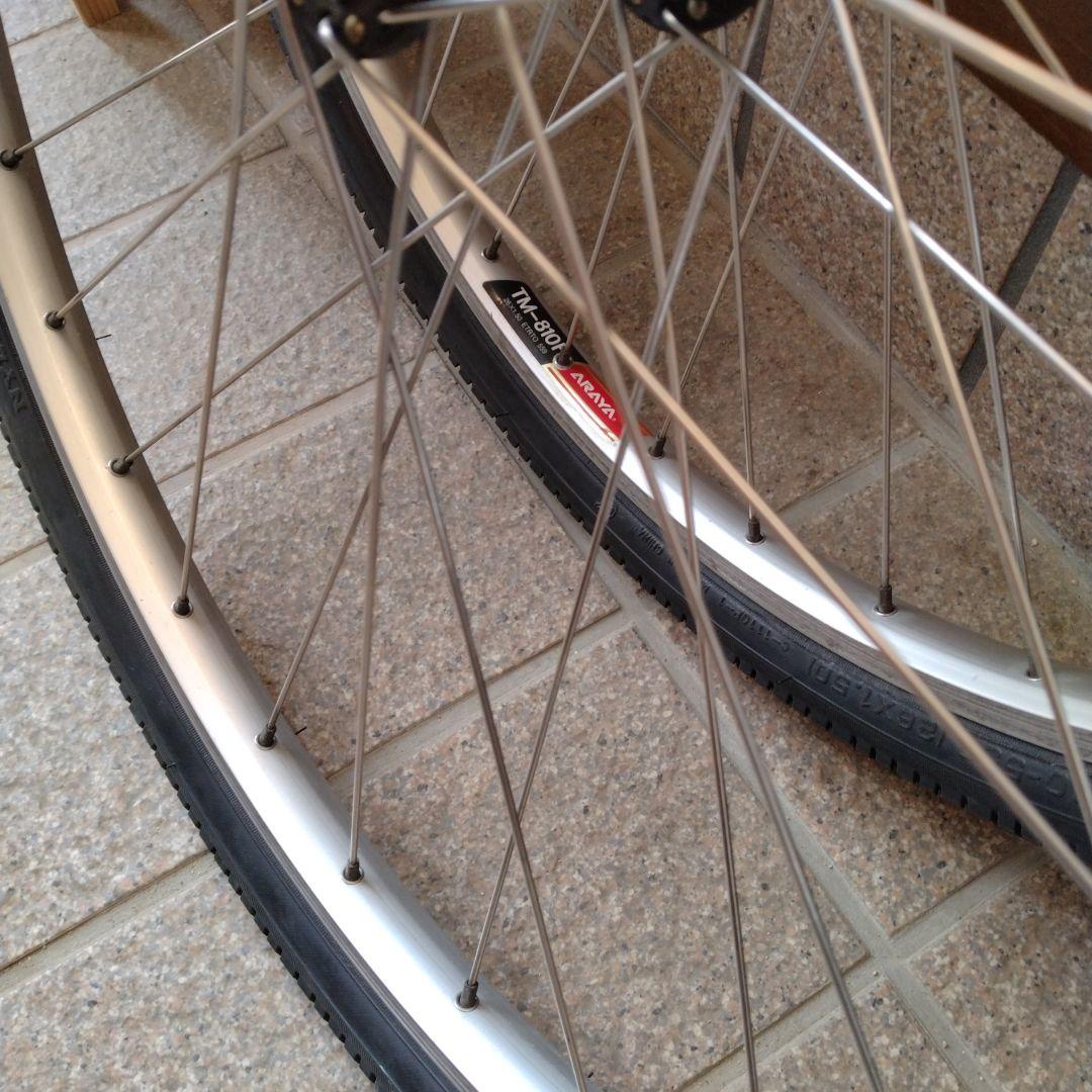 新家工業のマディフォックスマウンテンバイクの部品、