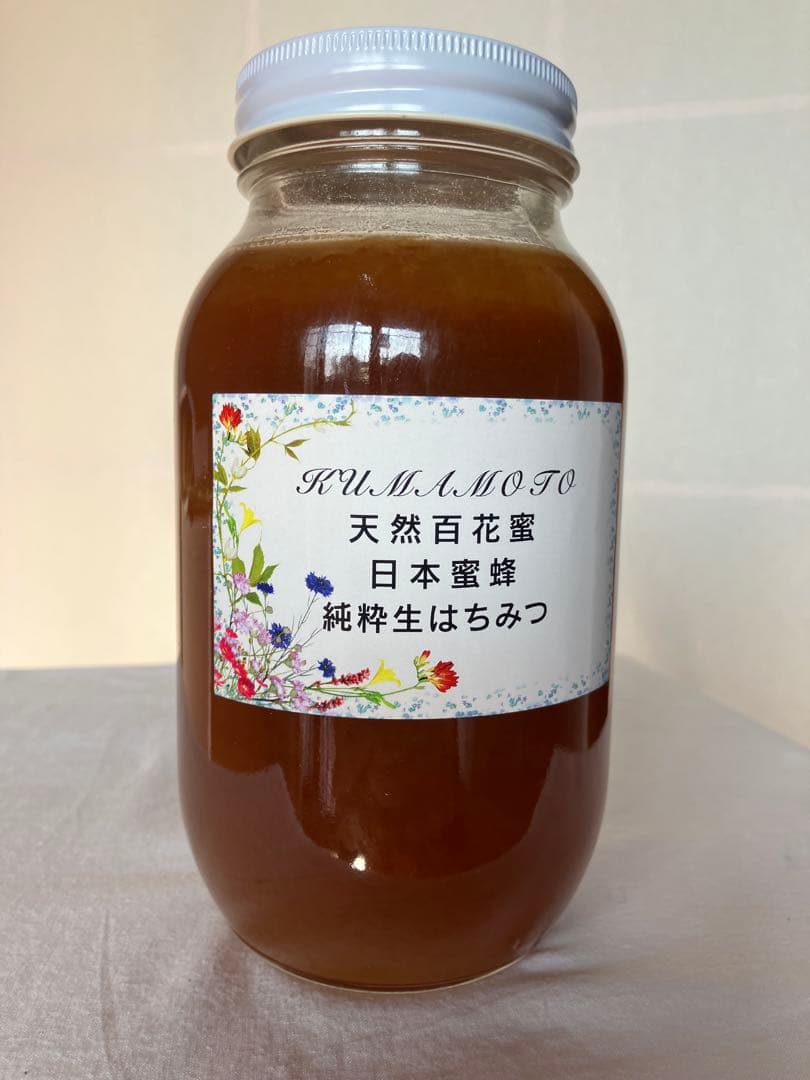 ハチミツ 日本蜜蜂のはちみつ 非加熱無添加 純粋生のハチミツ　１150g
