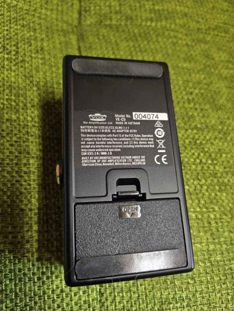 【ぽって】VOX COPPERHEAD DRIVE ギターエフェクター