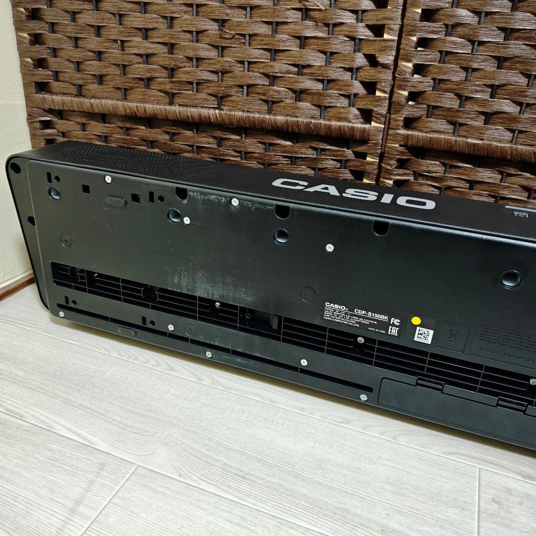 【美品】 CASIO デジタルピアノ CDP-S150BK 88鍵 ペダル付き