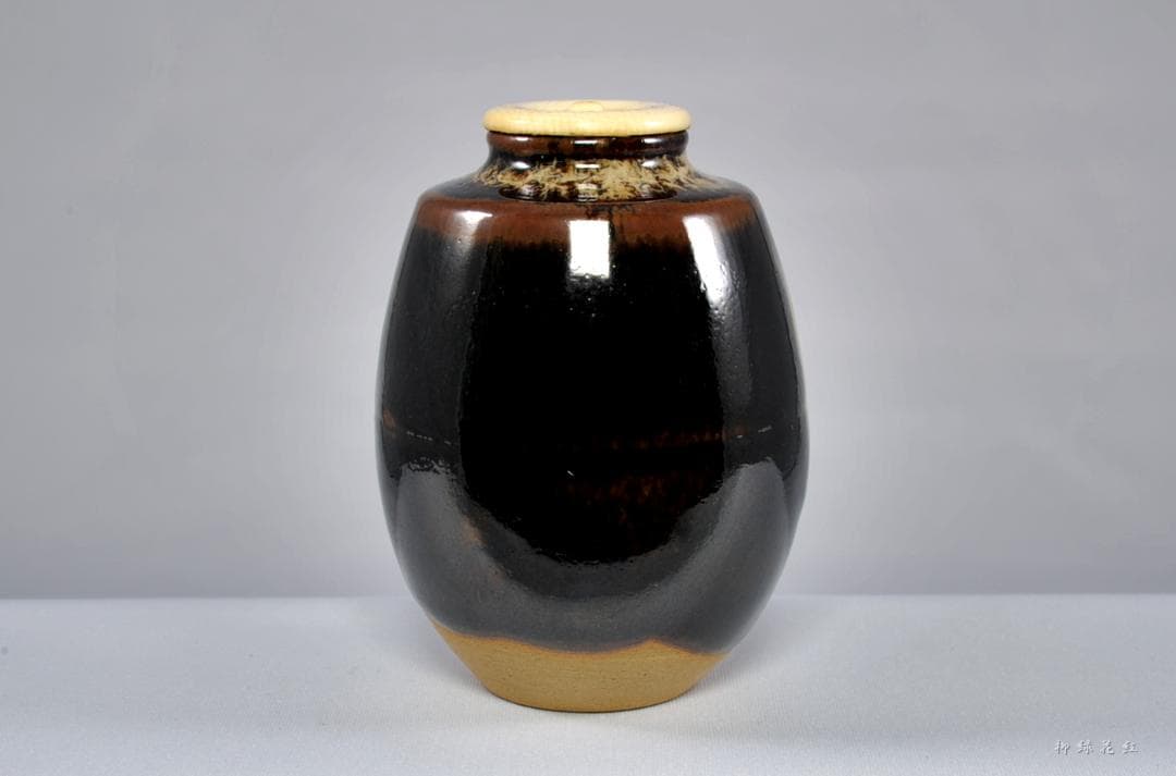 桶谷定一 肩衝 茶入 共箱 茶道具