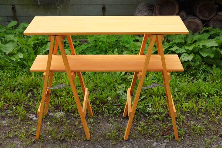 ウッドシェルフ　ウッドラック　白木色(塗装済)