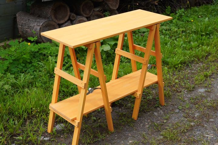 ウッドシェルフ　ウッドラック　白木色(塗装済)