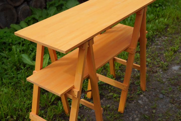 ウッドシェルフ　ウッドラック　白木色(塗装済)