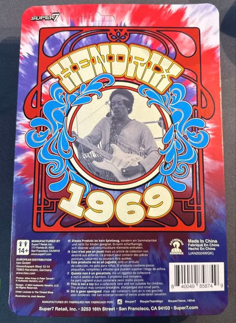 その他 JIMI HENDRIX Festival ReAction Figure