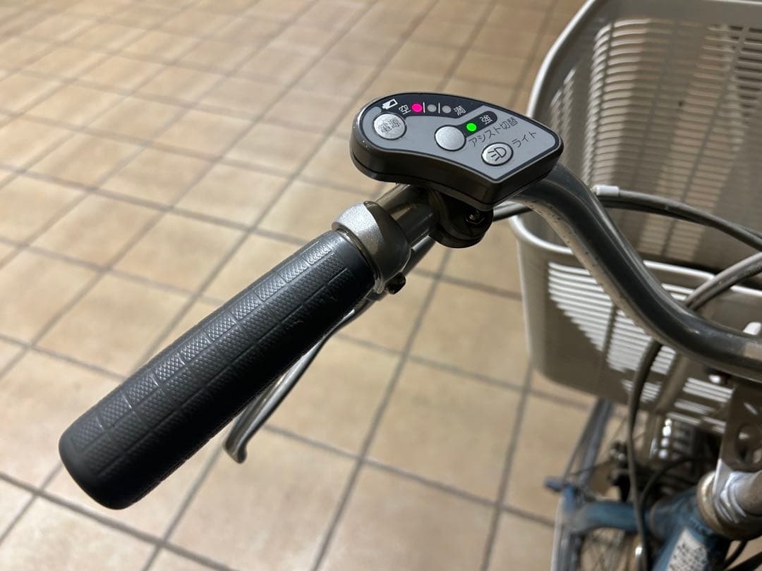兵庫県神戸市より！Panasonic電動アシスト自転車 青色 Ni-MH