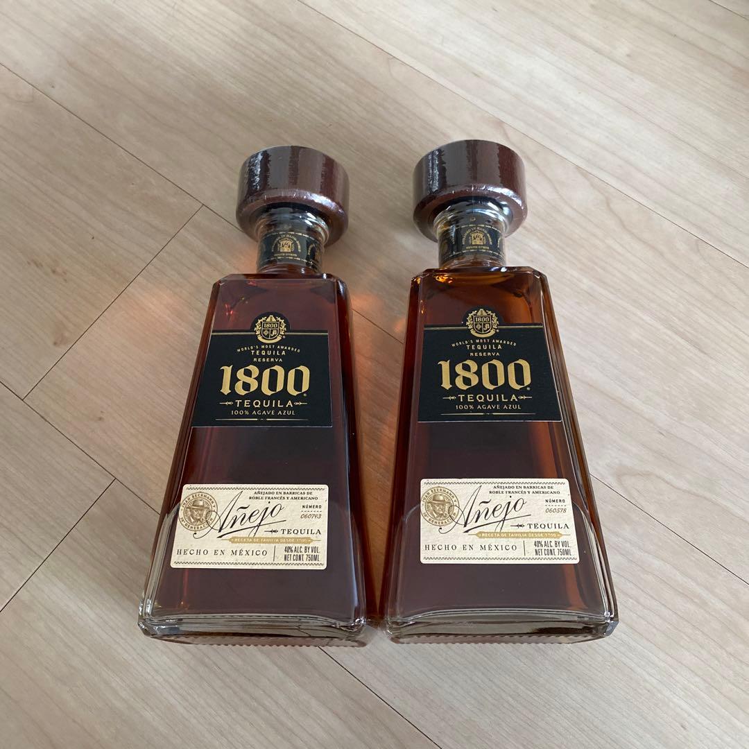 テキーラ1800 Tequila Añejo 750ml 2本セット