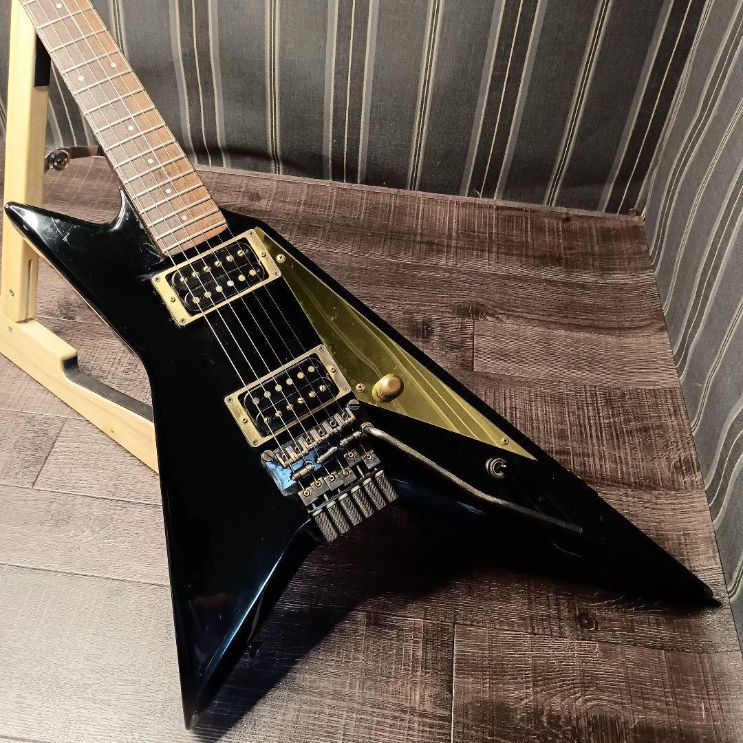 80s 廃盤 Greco DEVICE 変形エレキギター ランディ ケース付き