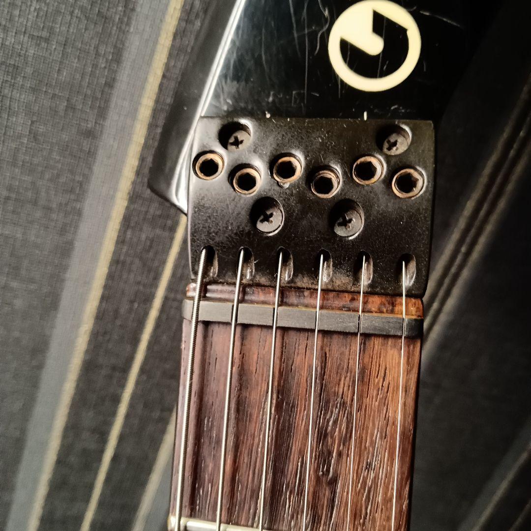 80s 廃盤 Greco DEVICE 変形エレキギター ランディ ケース付き