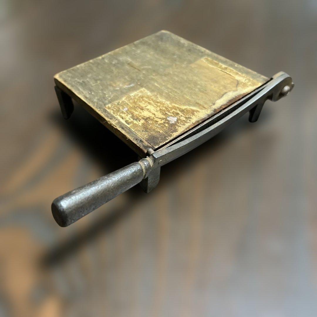 アンティーク ミニ裁断機 (写真・名刺用) 昭和レトロ