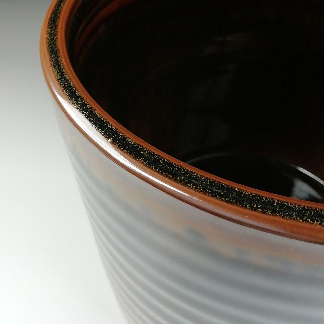 Ｔ８４２　水指　『古瀬戸　一重口　水指』『泉窯　加藤藤山 造』　共箱　茶道具