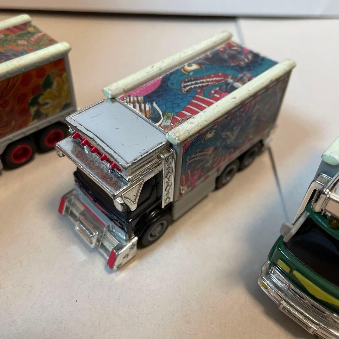 2319.プルバックで走るデコトラミニカー6台まとめ売り