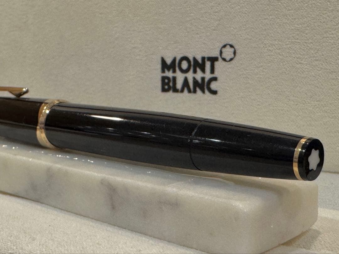【極美品】モンブラン No 14 万年筆 ブラック 18K F細字