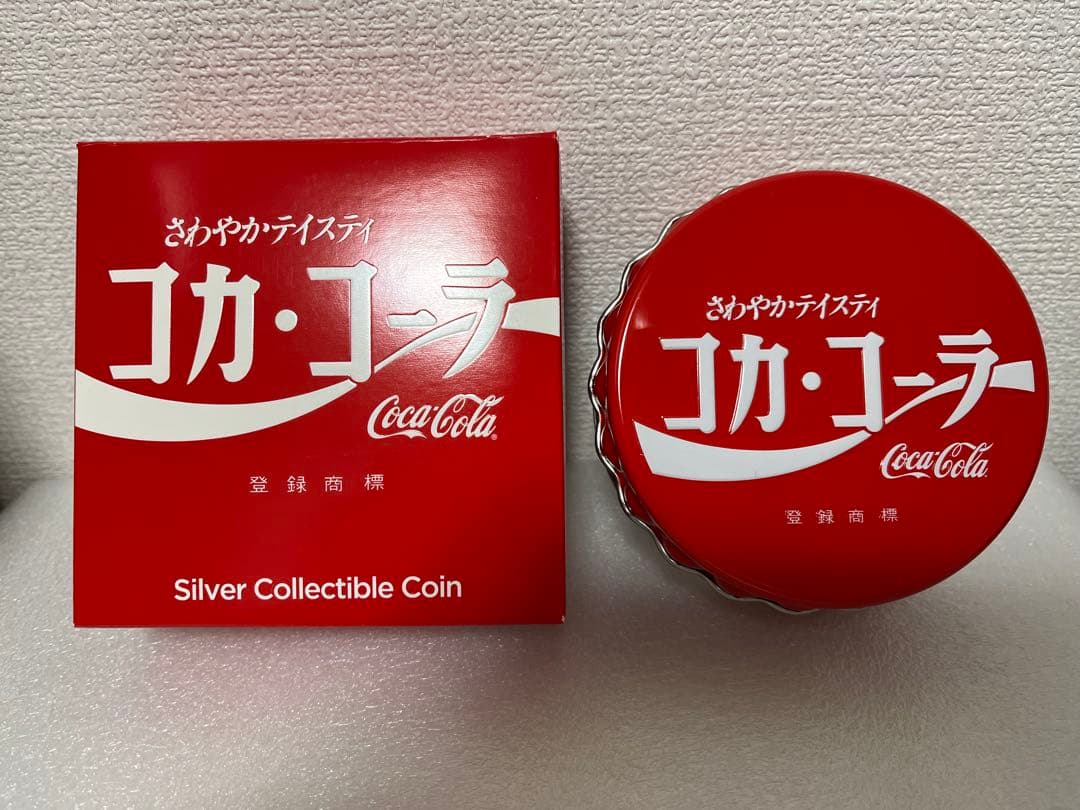 2020年　フィジー　コカ・コーラ　ボトルキャップ　ジャパンエディション　銀貨