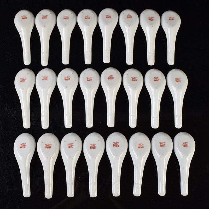 中国　景徳鎮　龍花文　レンゲ　24点まとめて　C　8592