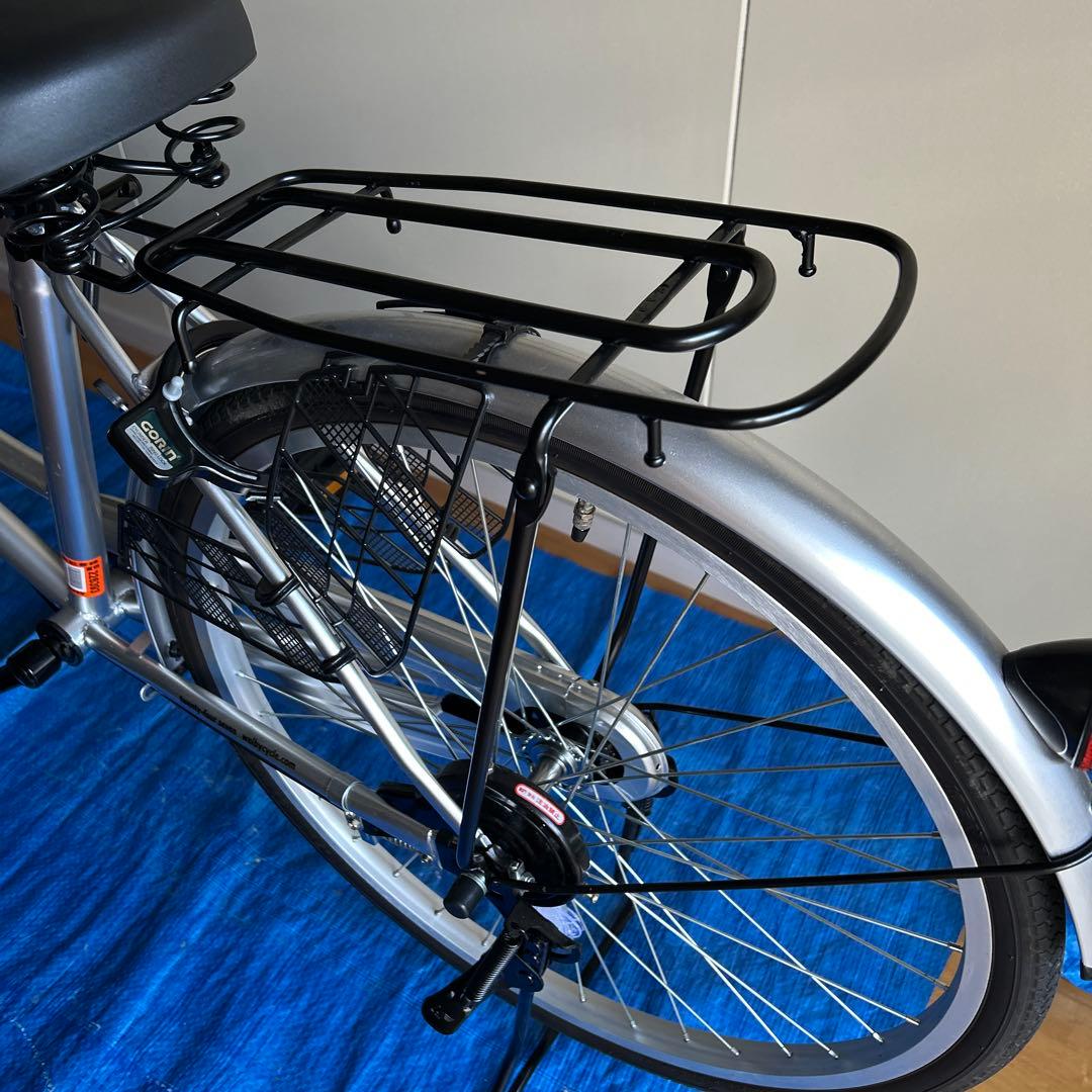 ※ 値下げしました！ シティサイクル シルバー 24インチ
